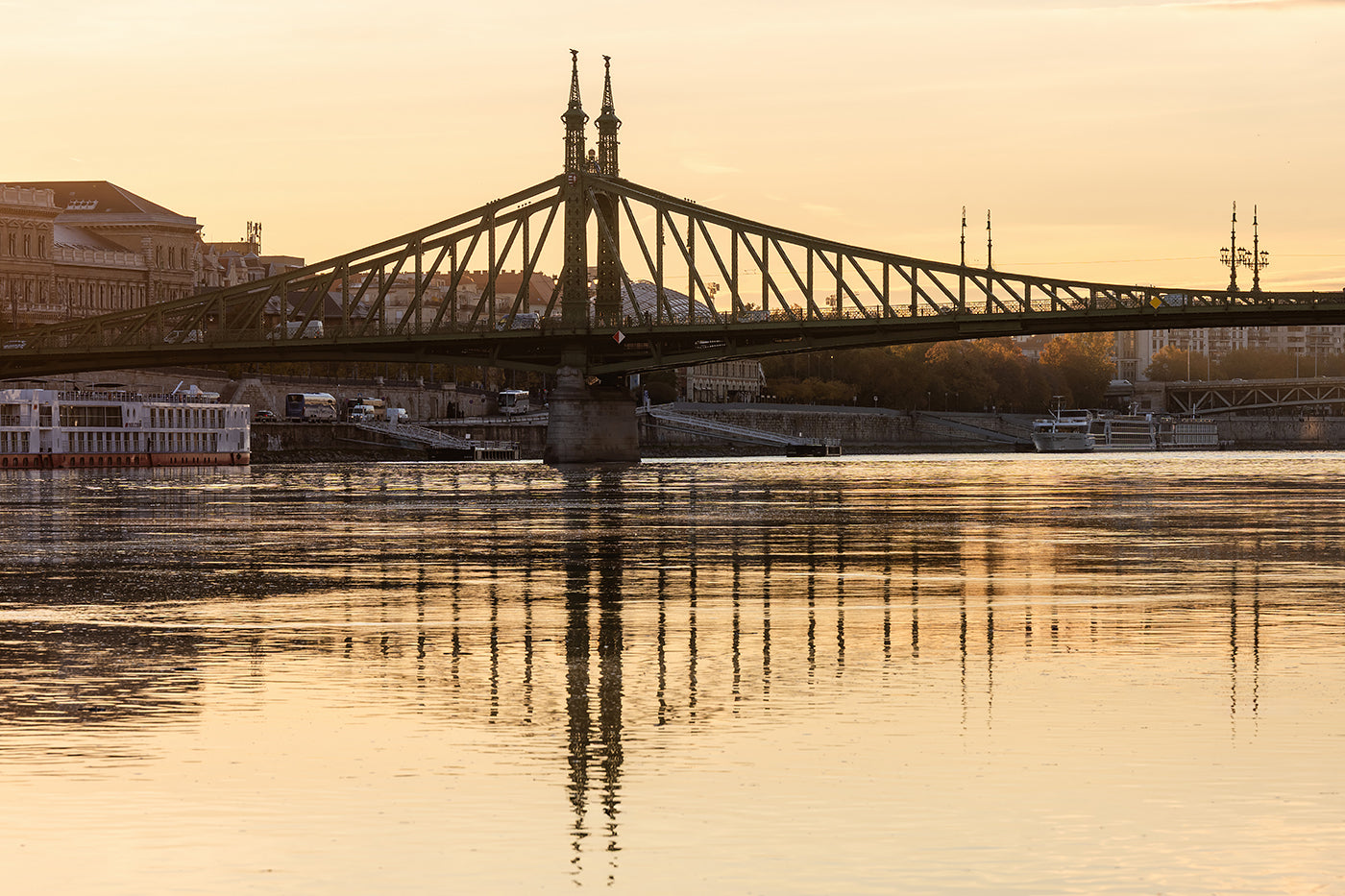 Liberty Bridge at sunrise #8523