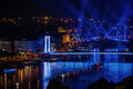 August 20th fireworks from the terrace of the Hilton Budapest #8527
