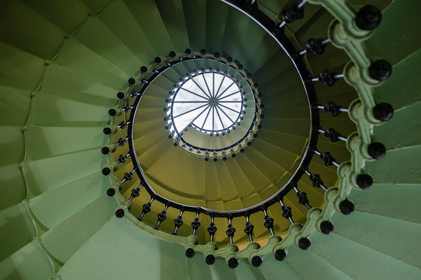 Spiral staircase at Képíró utca 9 #8676