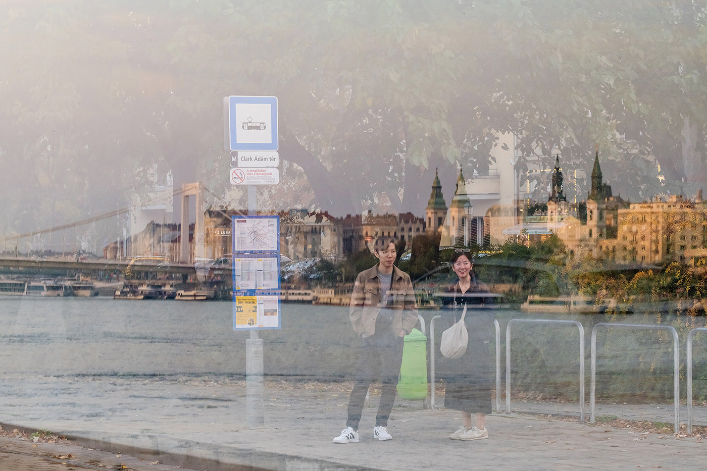 Reflection on the Danube Bank #8854