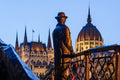 The Parliament with the statue of Imre Nagy #8880