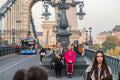 Turisták a Lánchídon #8885