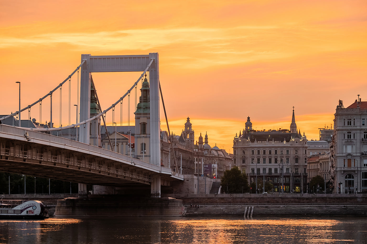 Elizabeth Bridge at sunrise #8892