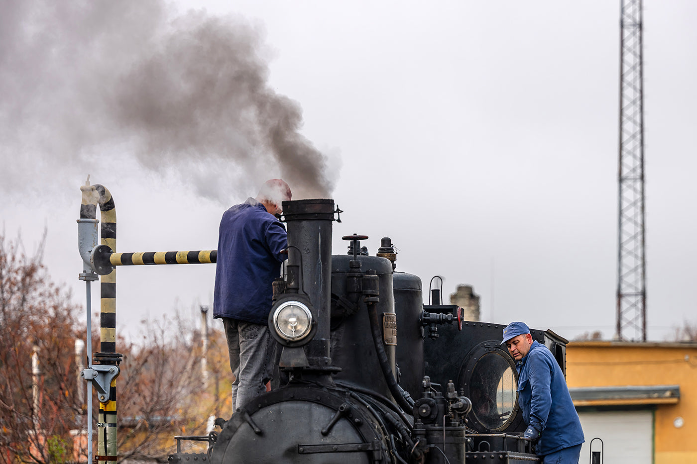 The Children's Railway steamer at the Széchenyi-hegy stop #8984