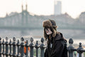 Goth guy on the Danube bank #9060
