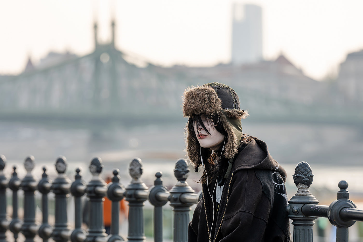 Goth guy on the Danube bank #9060