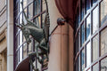 Horse statue on the facade of the Hotel Mercure on Váci Street #9118