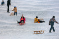 Sledding on Normafa #9208