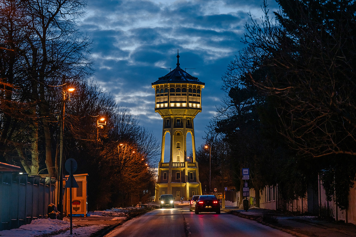 Svábhegyi víztorony este #9232