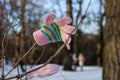Abandoned glove on snowy Normafa #9234