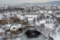 A hófödte Városliget madártávlatból #9262