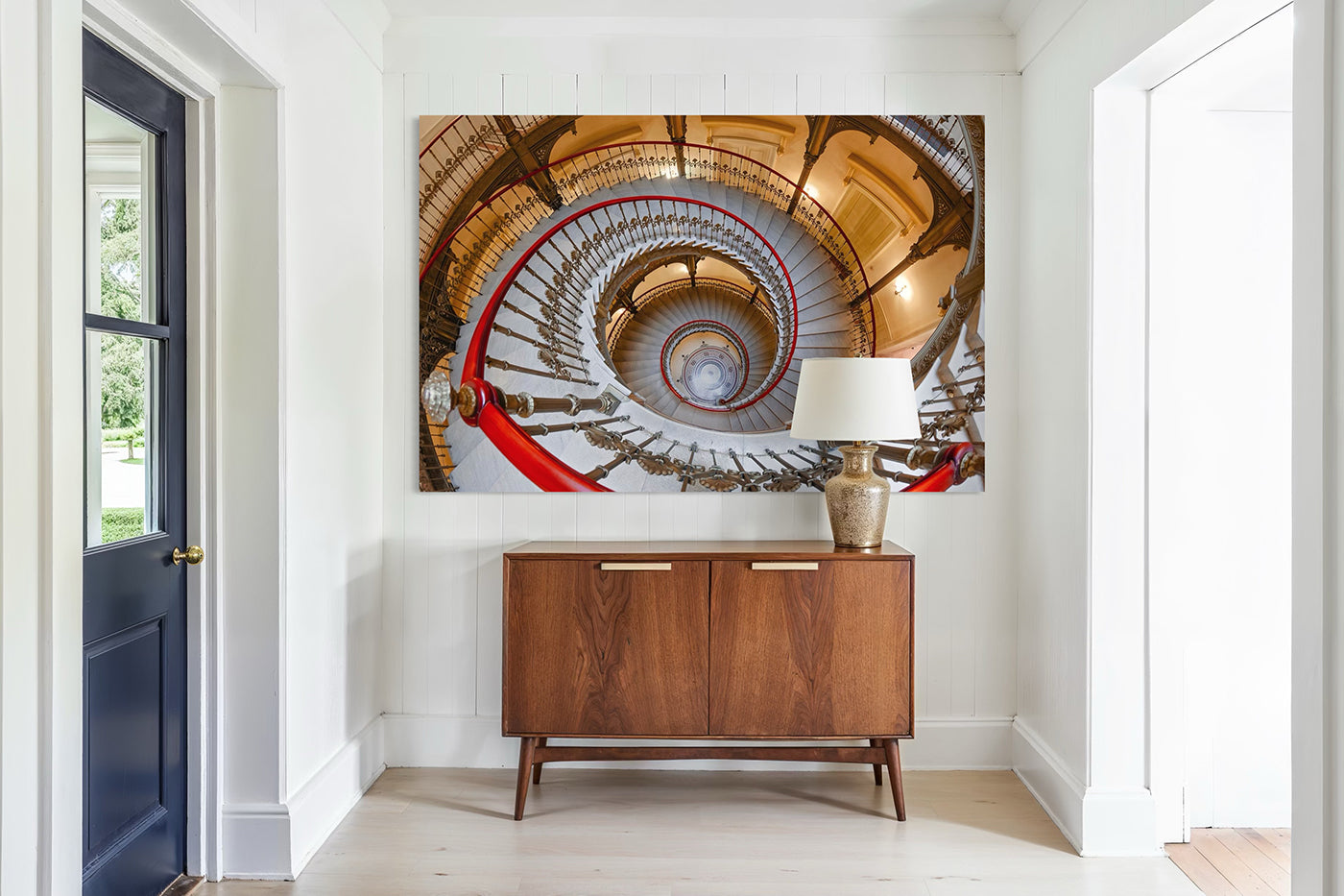 Budapest – Csigalépcső az Ybl Palotában | Fine Art giclée fotónyomat és falikép