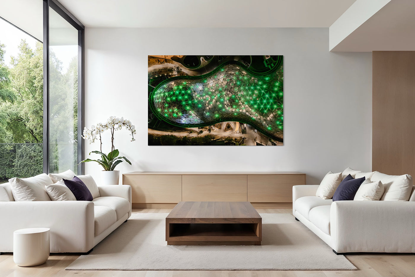 Budapest – Biodóm felülnézetből | Fine Art giclée fotónyomat és falikép