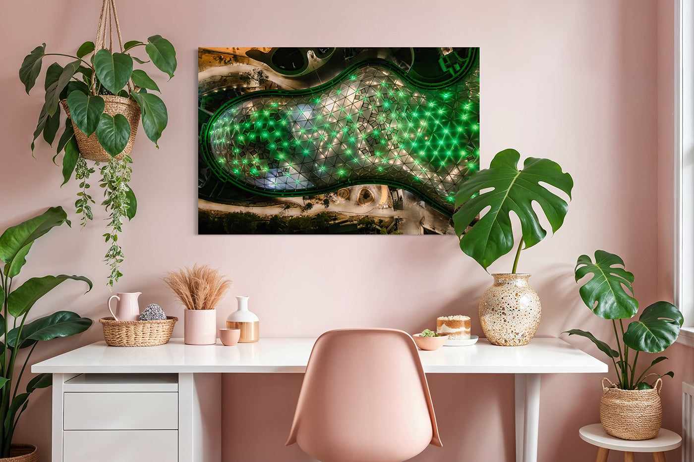 Budapest – Biodóm felülnézetből | Fine Art giclée fotónyomat és falikép