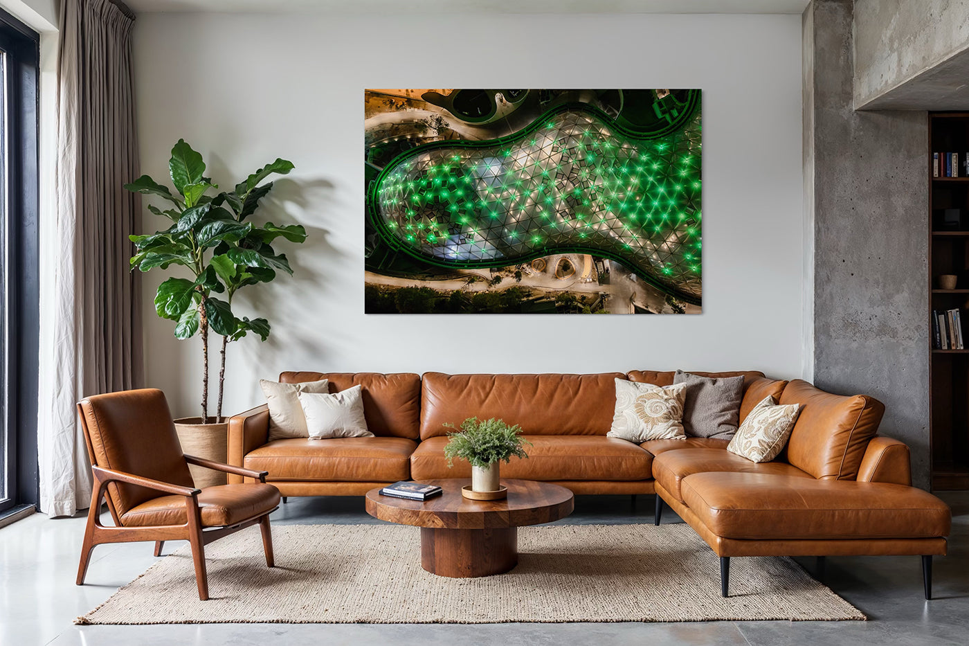 Budapest – Biodóm felülnézetből | Fine Art giclée fotónyomat és falikép