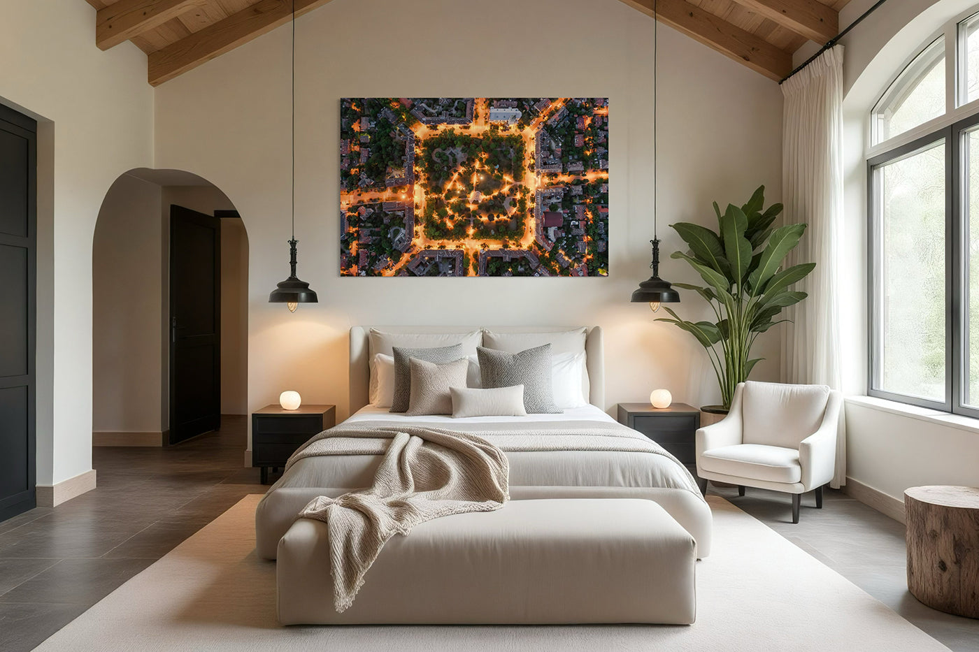 Budapest – Kós Károly tér felülnézetből | Fine Art giclée fotónyomat és falikép