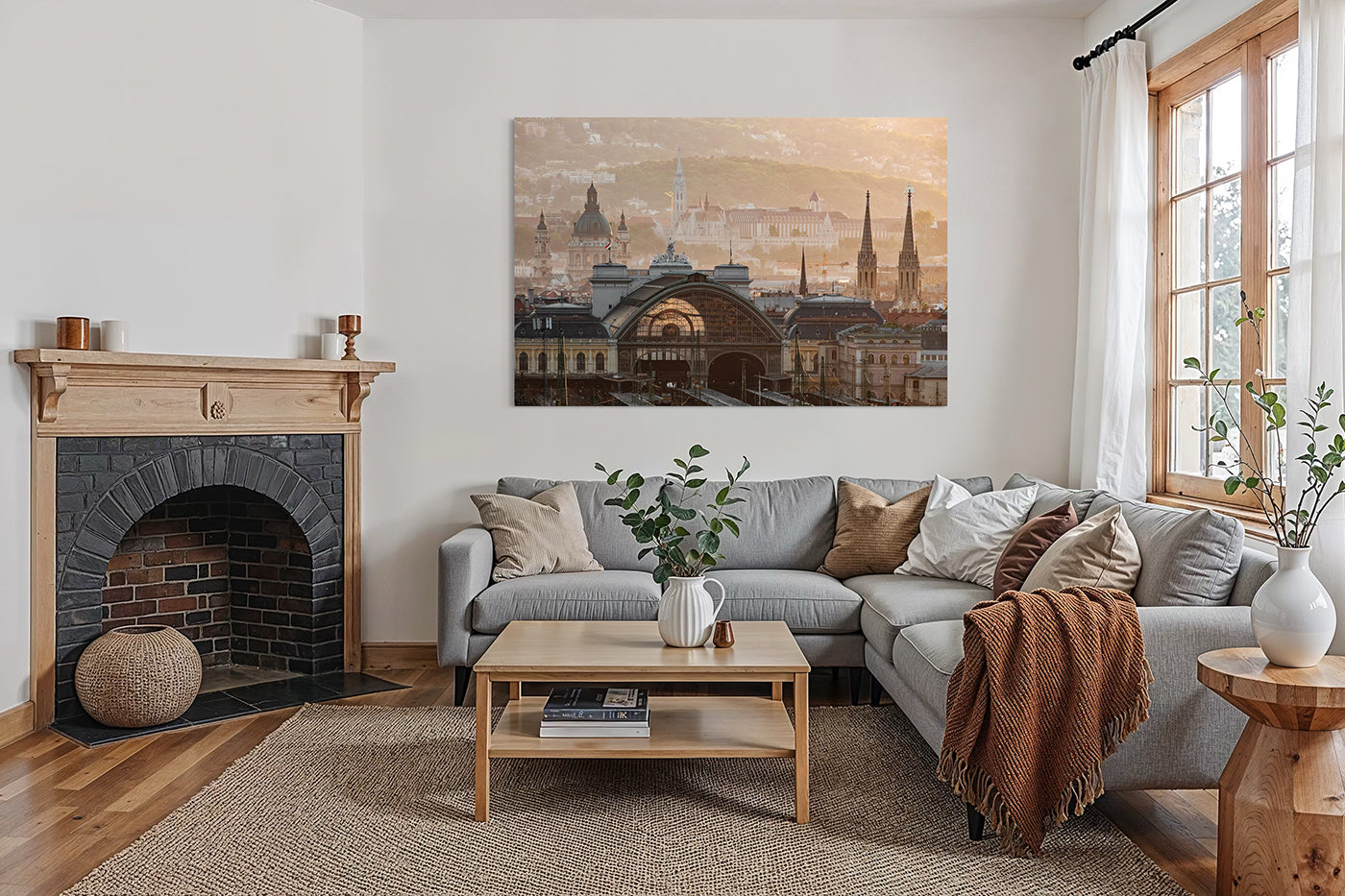 Budapest – Látkép a Stadionok felől | Fine Art giclée fotónyomat és falikép