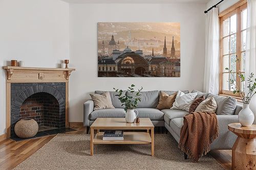 Budapest – Látkép a Stadionok felől | Fine Art giclée fotónyomat és falikép