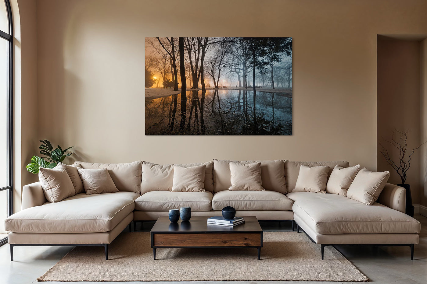 Budapest – Foggy Winter Evening in the City Park | Fine Art Giclée Print and Wall Art