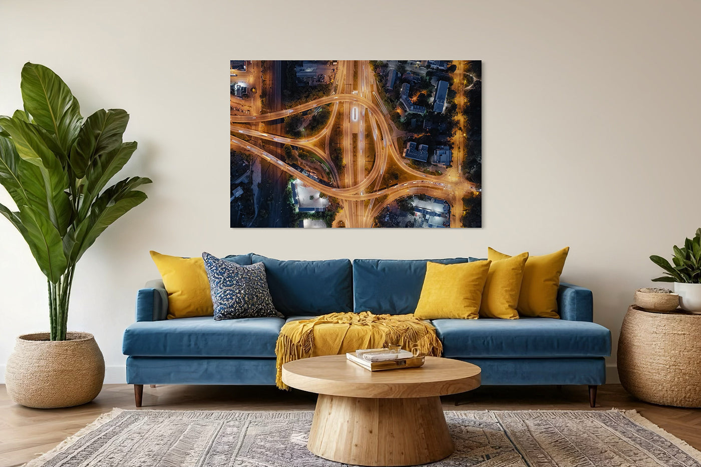 Budapest – Kacsóh Pongrác úti felüljáró felülnézetből | Fine Art giclée fotónyomat és falikép