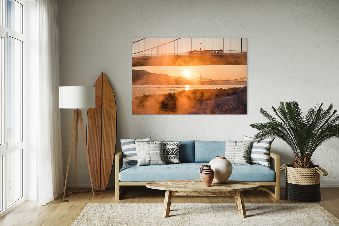 Budapest – Napkelte a Dunapartról | Fine Art giclée fotónyomat és falikép