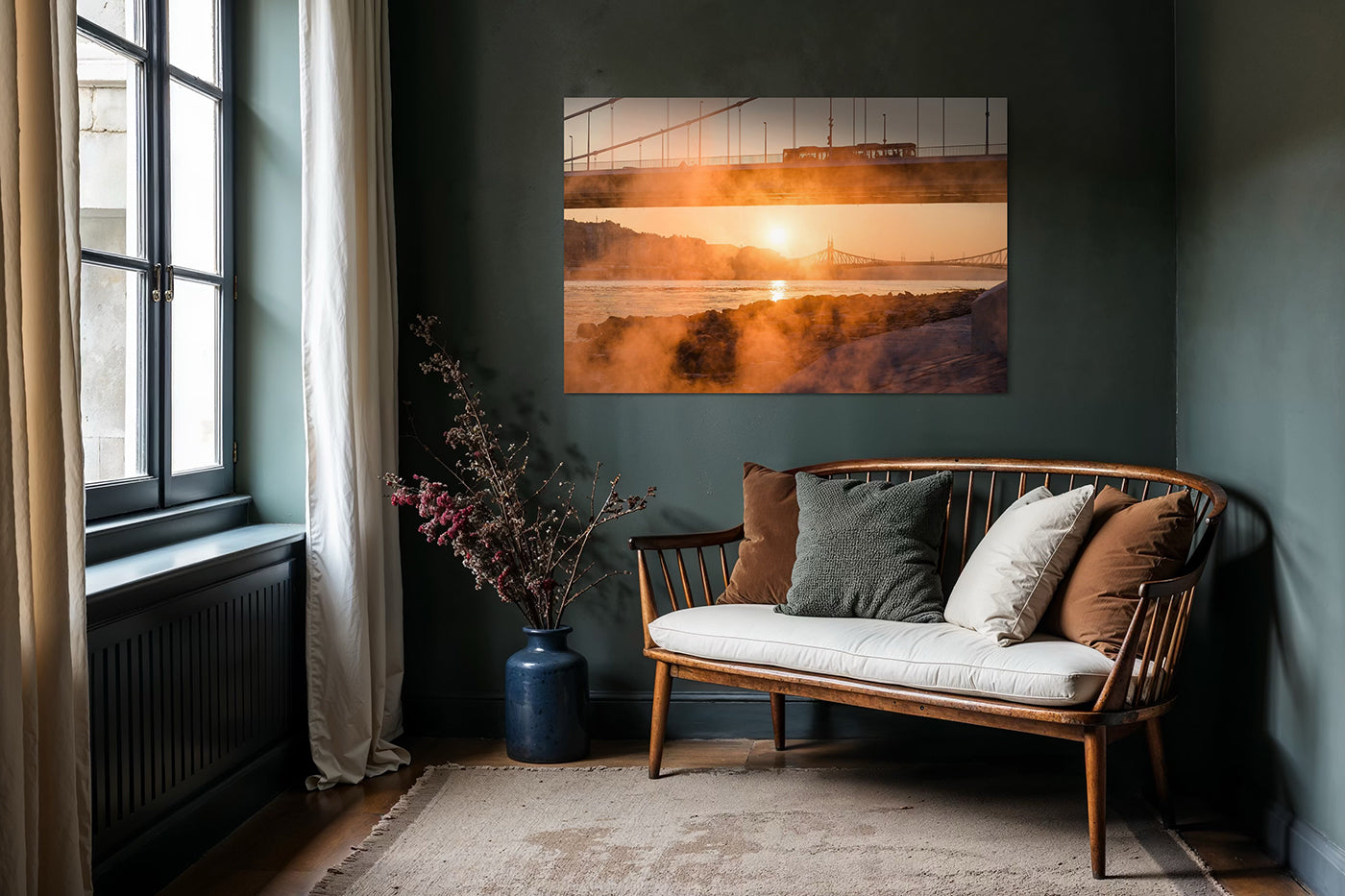 Budapest – Napkelte a Dunapartról | Fine Art giclée fotónyomat és falikép