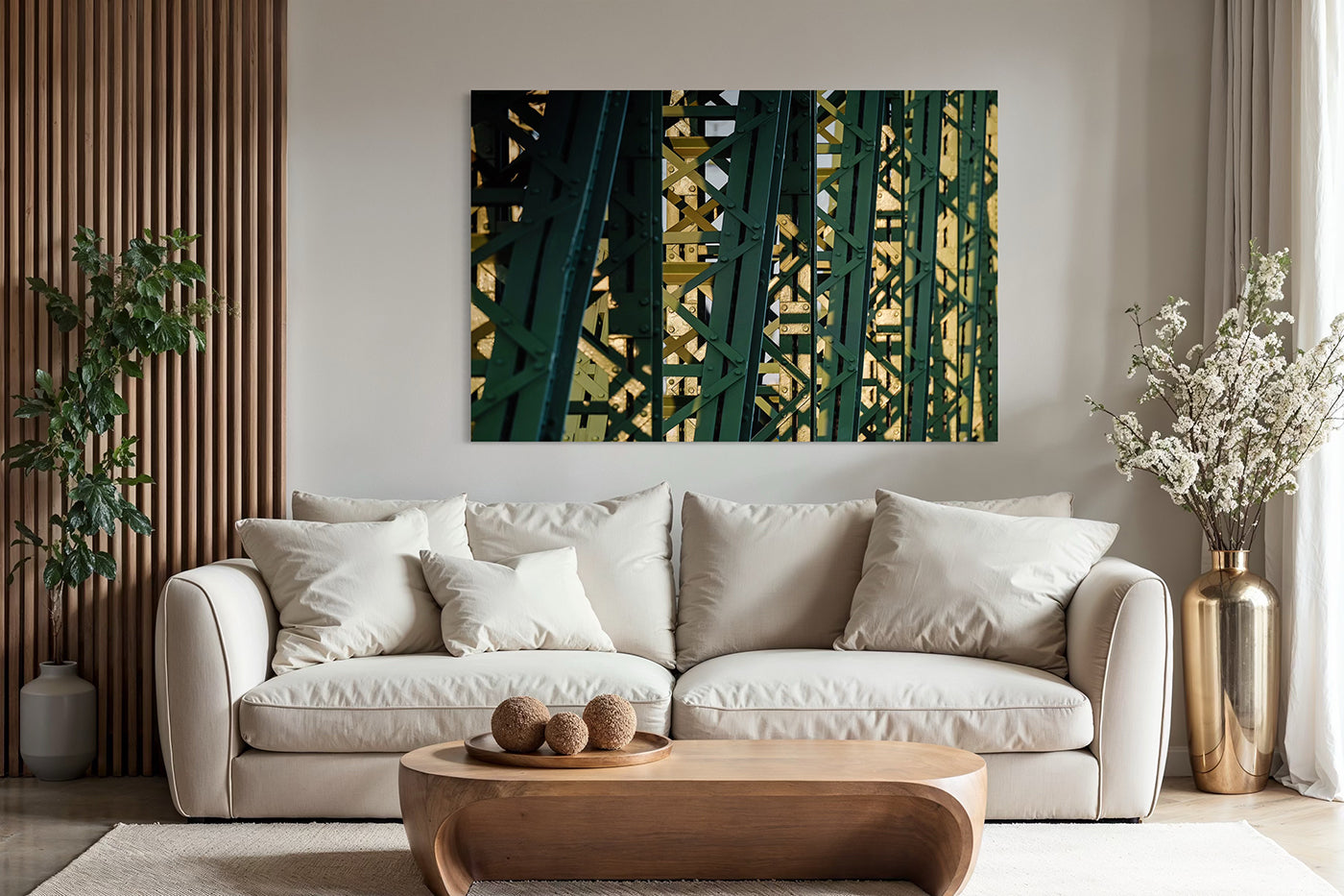 Budapest – Szabadság híd acélszerkezetének részlete | Fine Art giclée fotónyomat és falikép