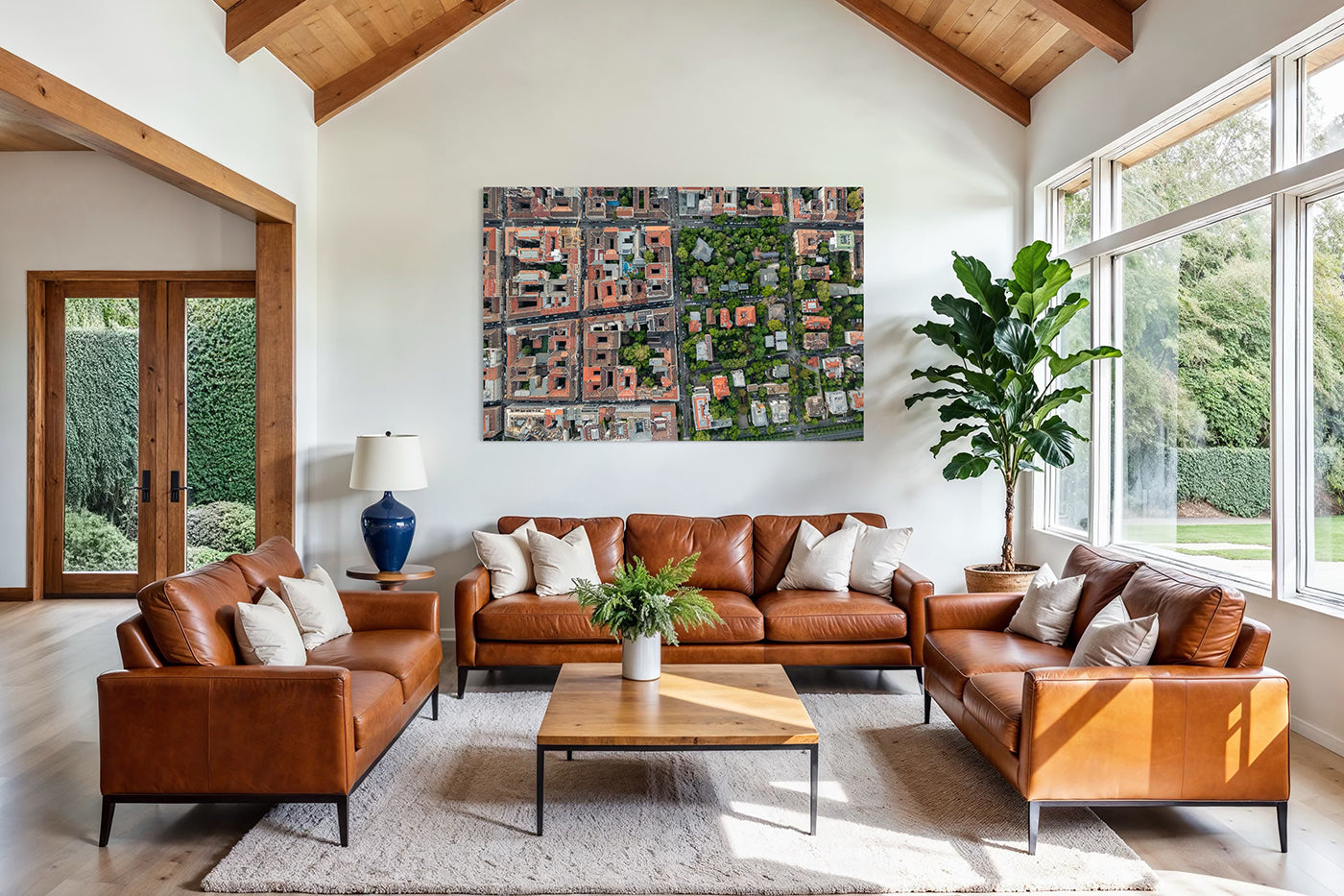 Budapest – Terézváros from a bird's eye view | Fine Art giclée photo print and wall art