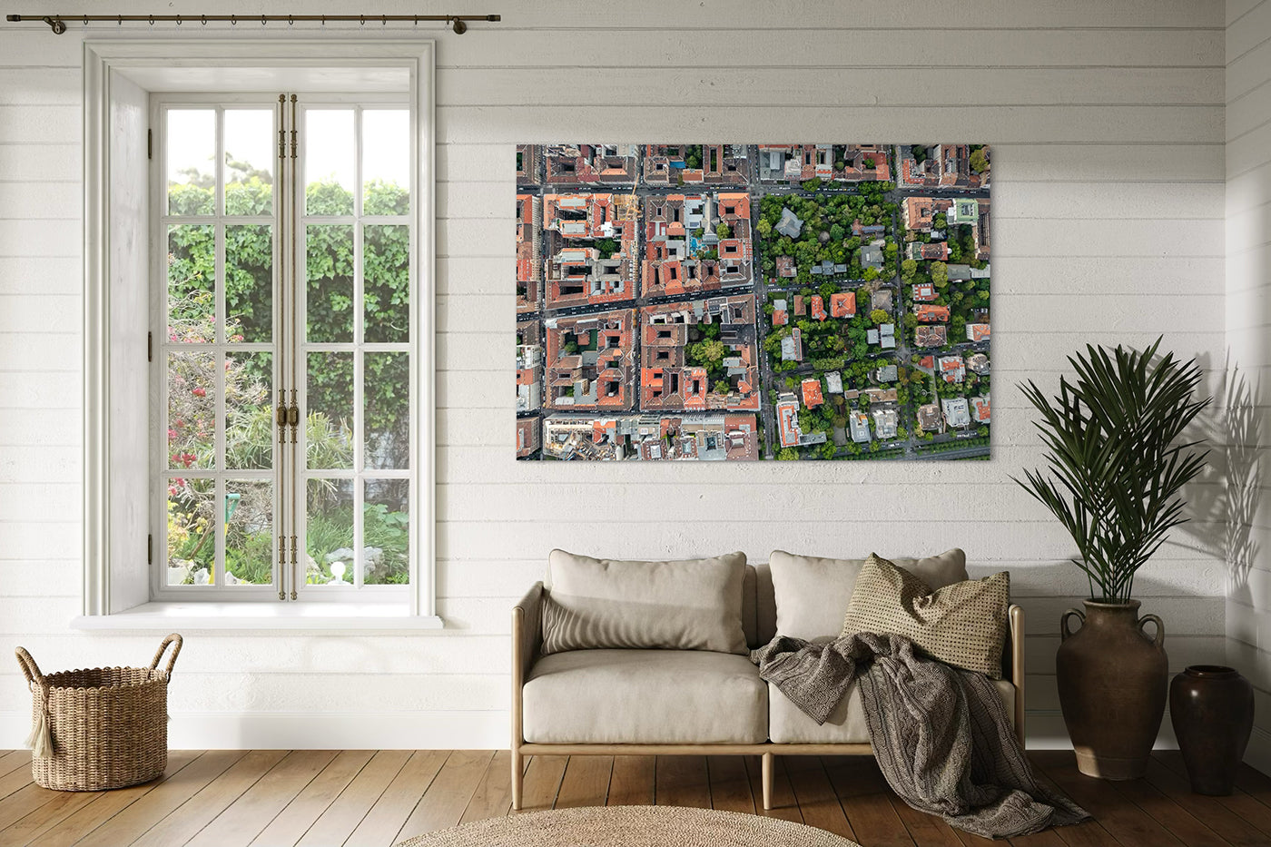 Budapest – Terézváros from a bird's eye view | Fine Art giclée photo print and wall art