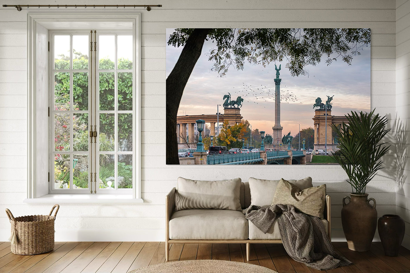 Budapest – Hősök tere ősszel | Fine Art giclée fotónyomat és falikép